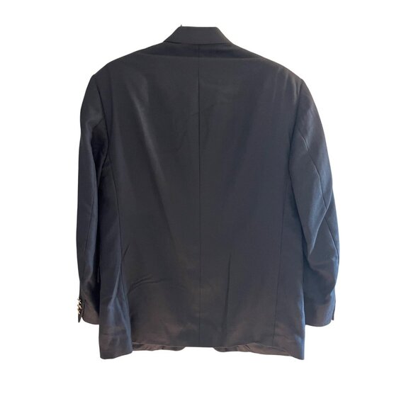 Ermenegildo Zegna Mens Black 100% Cashmere Blazer With Purdue University Buttons - Picture 2 of 14